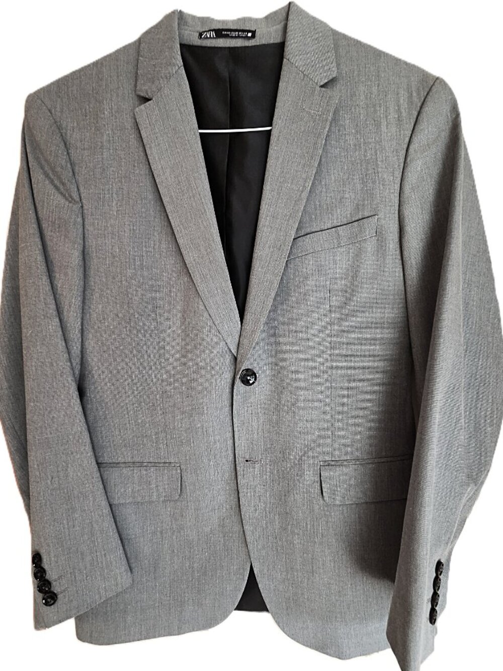 Zara Men’s Gray Sport Coat / Blazer – Excellent Condition - Size 38